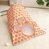 Foldable Crinkle Cat Tunnel Toy