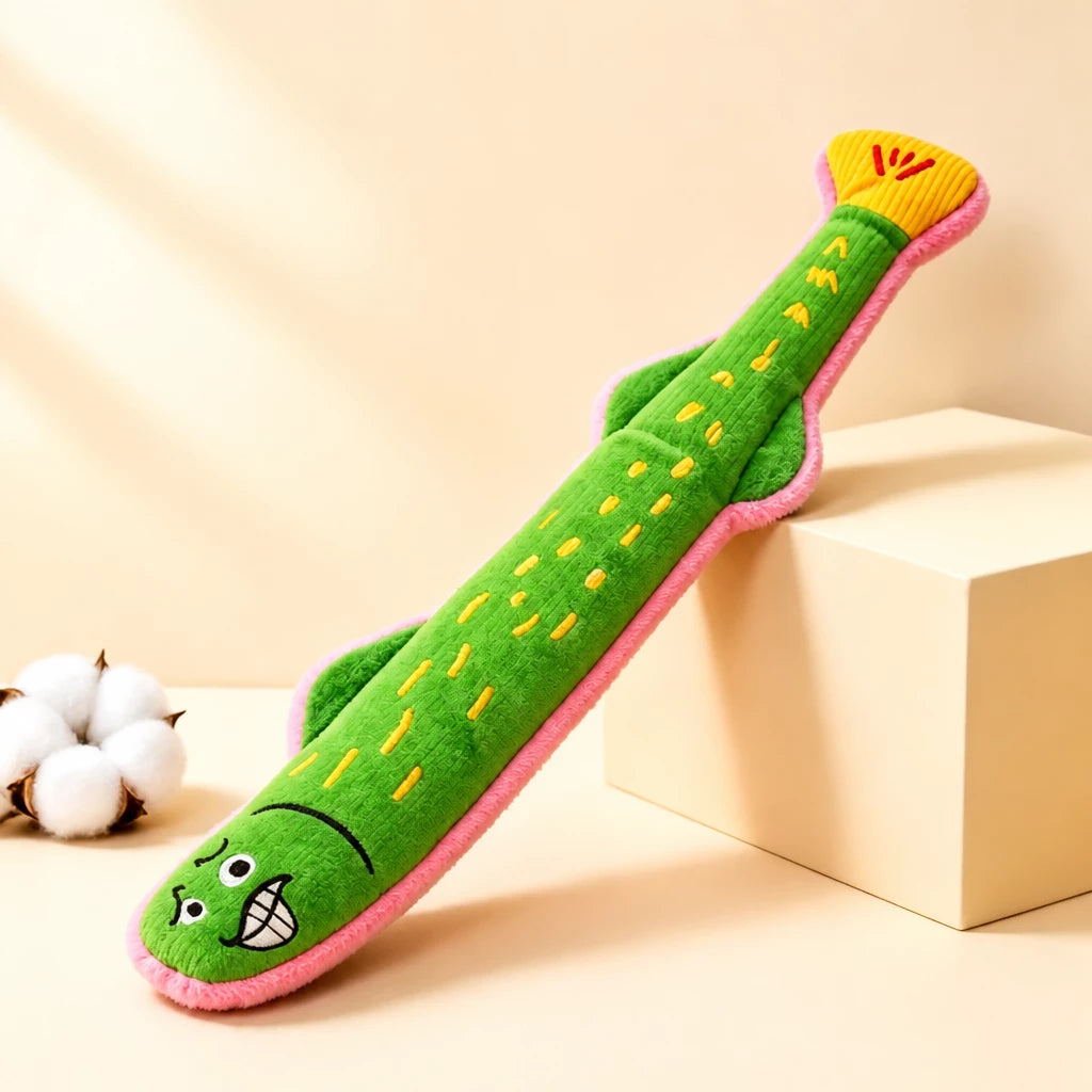Fish-Shaped Crinkle Cat Toy for Indoor Play
