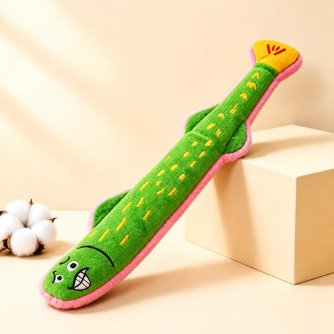 Fish-Shaped Crinkle Cat Toy for Indoor Play