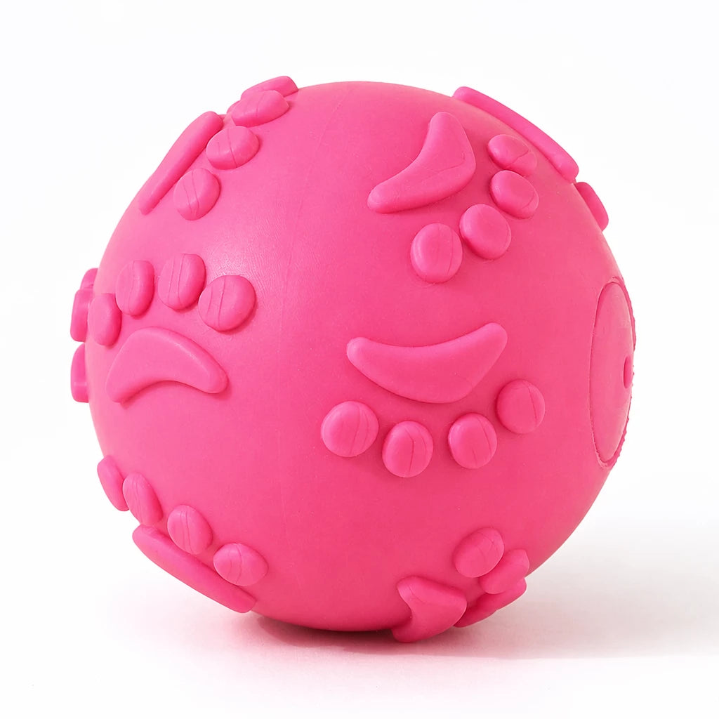 Paw-Shaped Squeaky Ball Dog Toy
