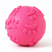 Paw-Shaped Squeaky Ball Dog Toy