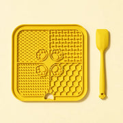 Four-Section Silicone Lick Mat for Dogs