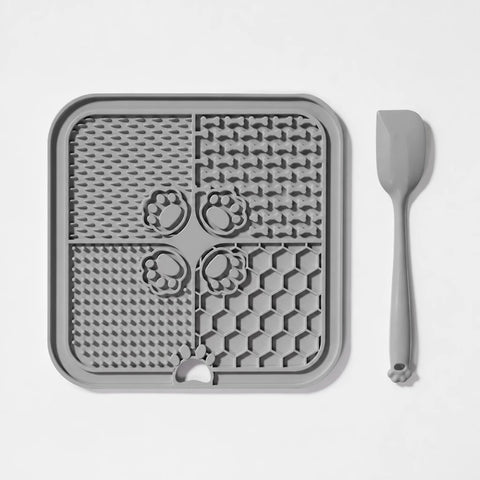 Four-Section Silicone Lick Mat for Dogs