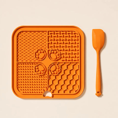 Four-Section Silicone Lick Mat for Dogs