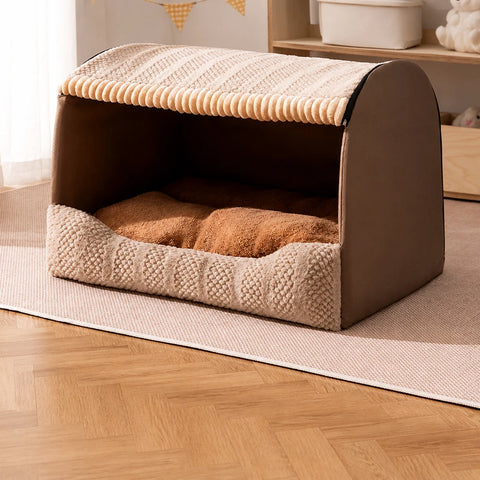 Covered Dog House Bed for Dogs