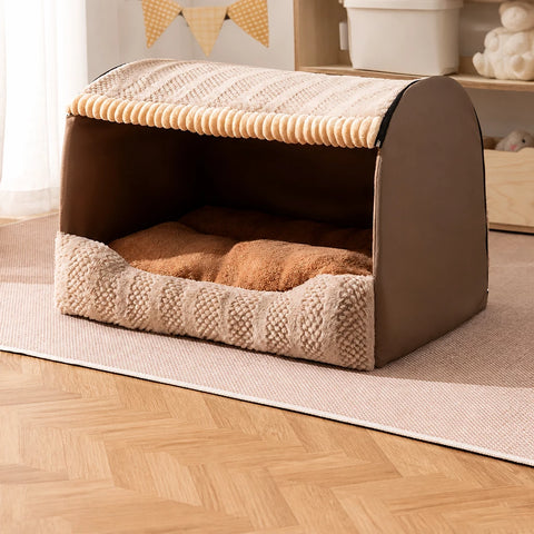 Covered Dog House Bed for Dogs