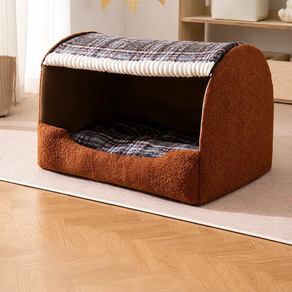 Covered Dog House Bed for Dogs
