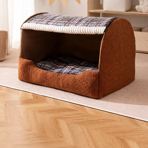 Covered Dog House Bed for Dogs