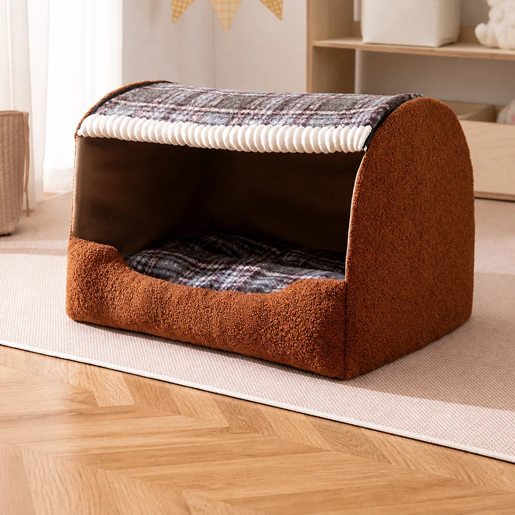 Covered Dog House Bed for Dogs