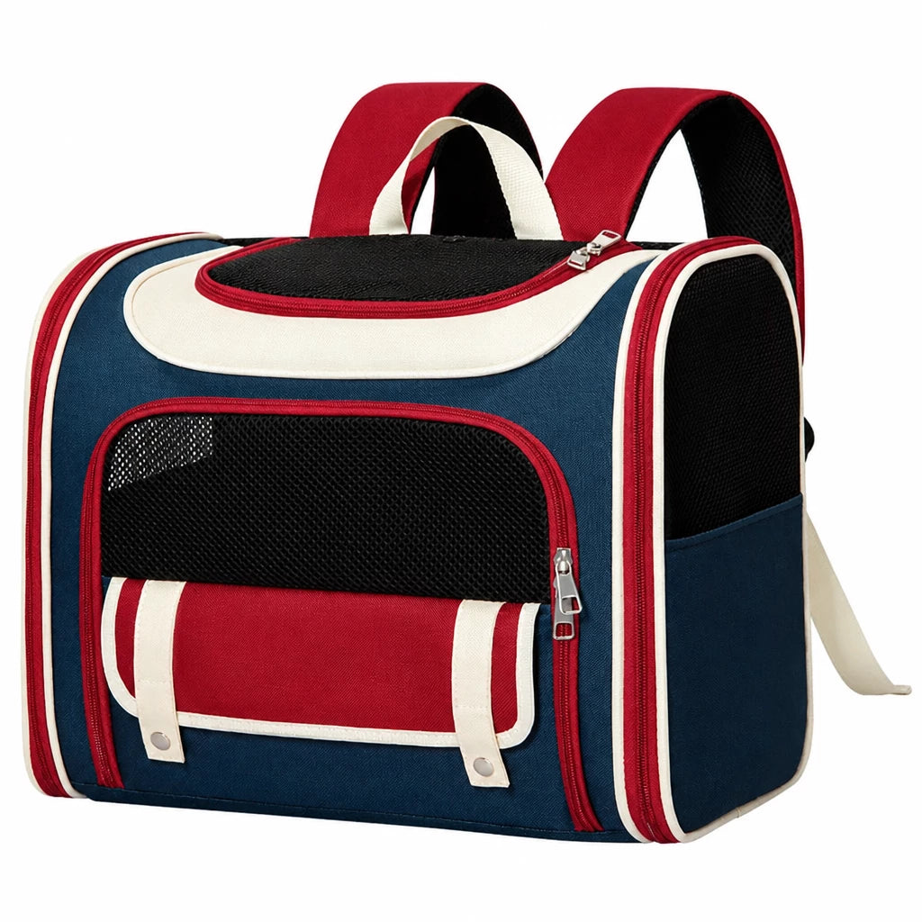 Canvas Pet Carrier Backpack for Cats and Dogs