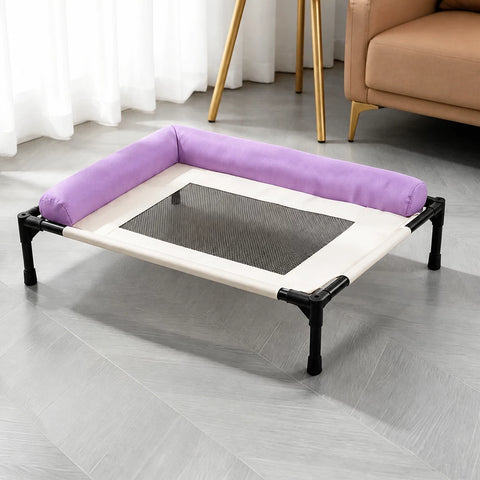 Elevated Mesh Dog Cot with Iron Frame for Small and Large Dogs