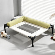 Elevated Mesh Dog Cot with Iron Frame for Small and Large Dogs