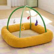 Cat Tent Bed with Play Mat