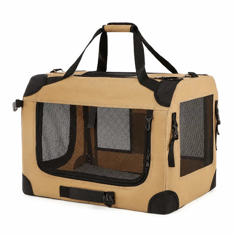 Foldable Pet Carrier for Cats and Dogs