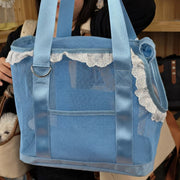 Breathable Mesh Crossbody Pet Carrier