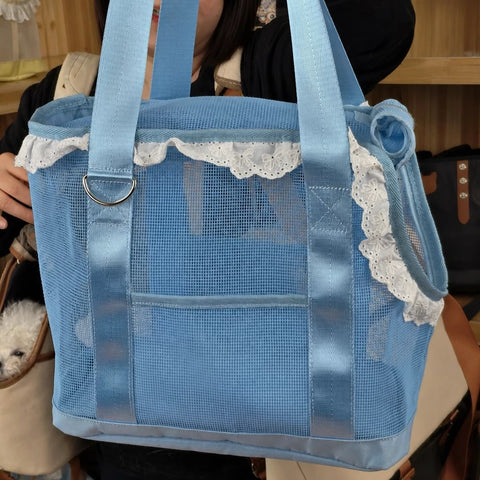 Breathable Mesh Crossbody Pet Carrier