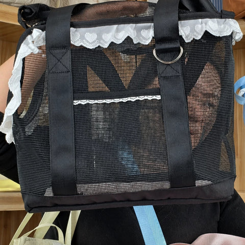 Breathable Mesh Crossbody Pet Carrier