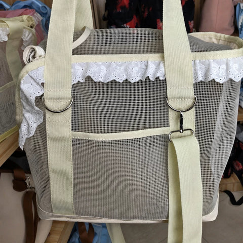 Breathable Mesh Crossbody Pet Carrier