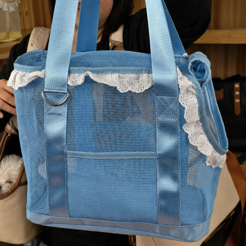 Breathable Mesh Crossbody Pet Carrier