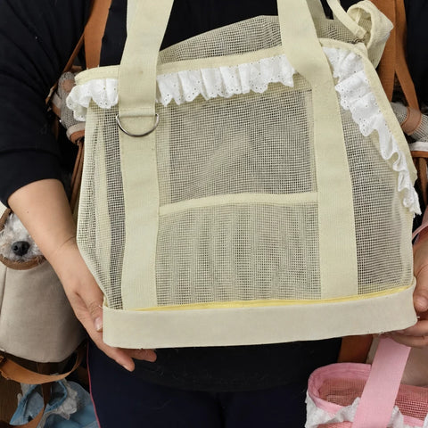 Breathable Mesh Crossbody Pet Carrier