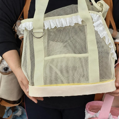 Breathable Mesh Crossbody Pet Carrier
