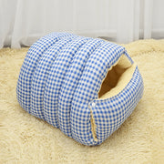 Enclosed Pet Bed for Cats and Small Dogs with Open Entry
