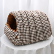 Enclosed Pet Bed for Cats and Small Dogs with Open Entry