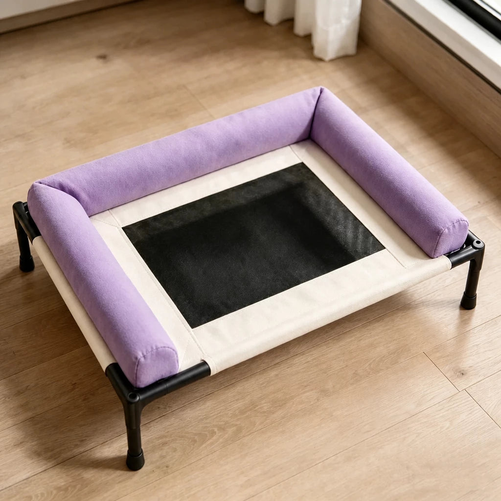 Elevated Washable Pet Bed for Small to Medium Dogs & Cats