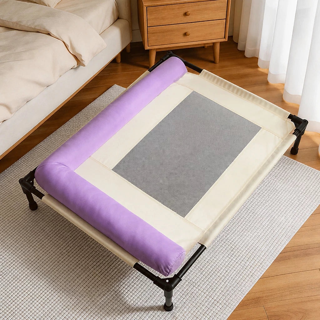 Elevated Washable Pet Bed for Small to Medium Dogs & Cats