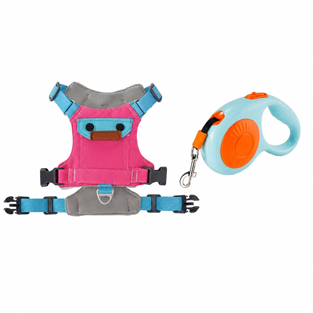 Adjustable Vest-Style Dog Harness for Small to Medium Dogs