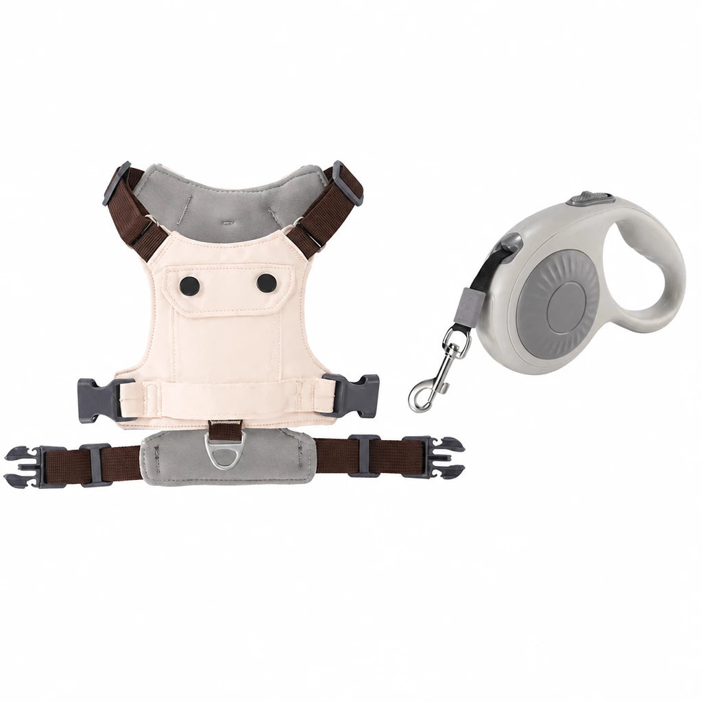 Adjustable Vest-Style Dog Harness for Small to Medium Dogs