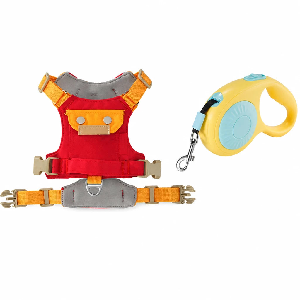Adjustable Vest-Style Dog Harness for Small to Medium Dogs