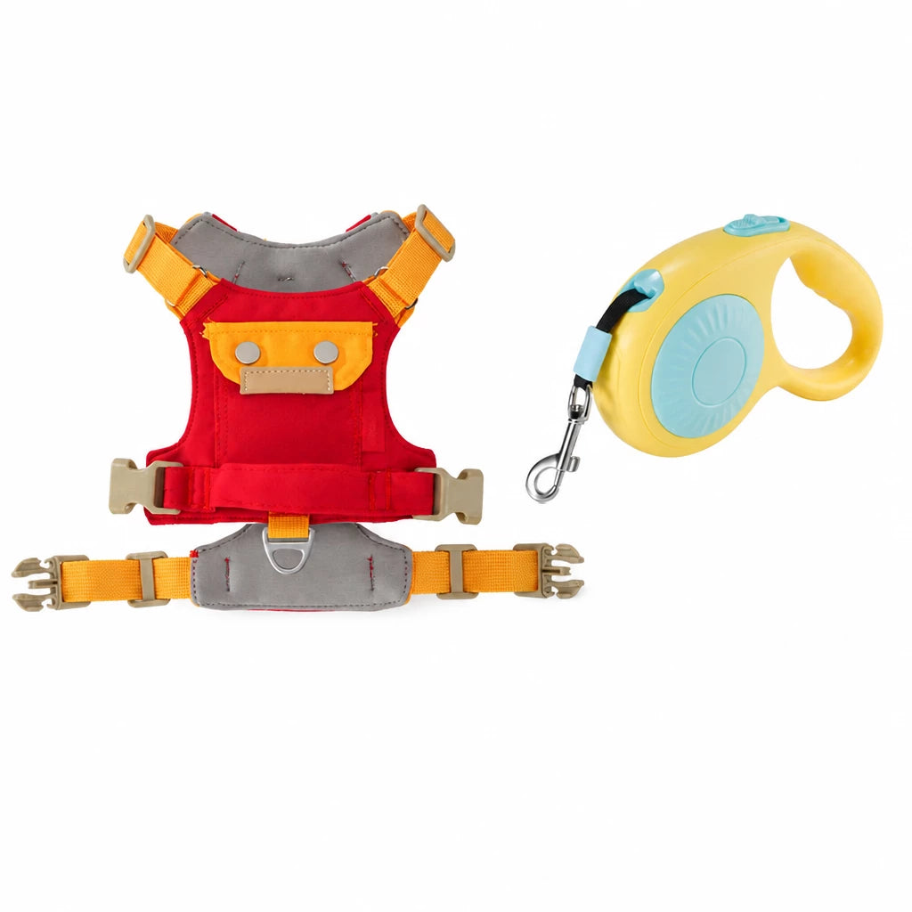 Adjustable Vest-Style Dog Harness for Small to Medium Dogs