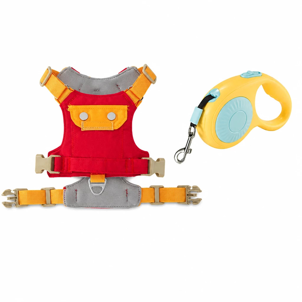 Adjustable Vest-Style Dog Harness for Small to Medium Dogs