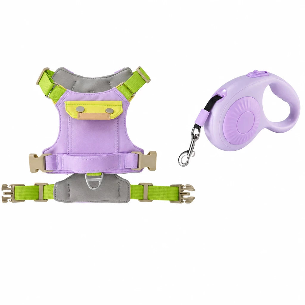 Adjustable Vest-Style Dog Harness for Small to Medium Dogs
