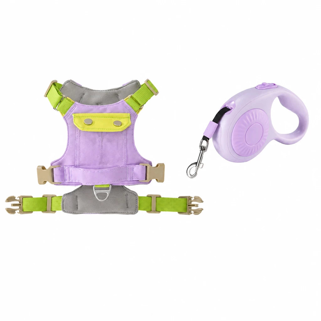 Adjustable Vest-Style Dog Harness for Small to Medium Dogs