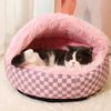Semi-Enclosed Pet Bed for Cats and Small Dogs
