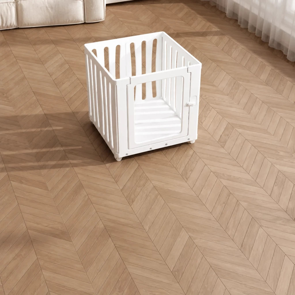 Movable Indoor Playpen with Door for Small Dogs