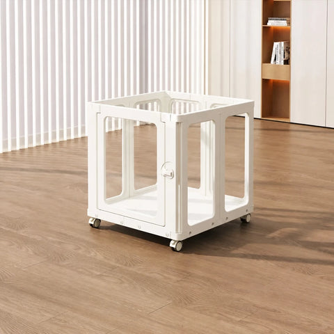 Movable Indoor Playpen with Door for Small Dogs