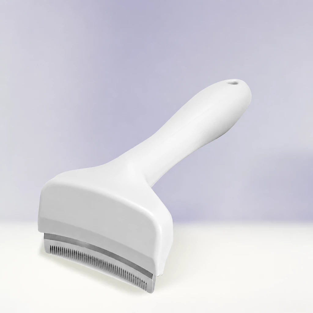 Angled Deshedding Comb for Dogs & Cats, Short and Long Coats
