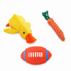 Plush Squeaky Dog Toys – Duck, Rope & Multi-Piece Designs