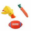 Plush Squeaky Dog Toys – Duck, Rope & Multi-Piece Designs