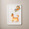 Wall-Mounted Cat Scratcher with Woven Cotton Rope