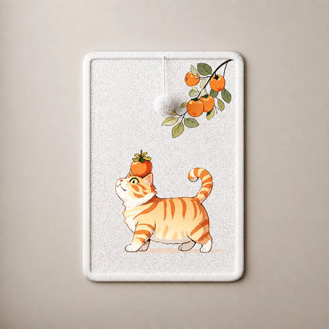 Vertical Adhesive Wall-Mounted Cat Scratcher