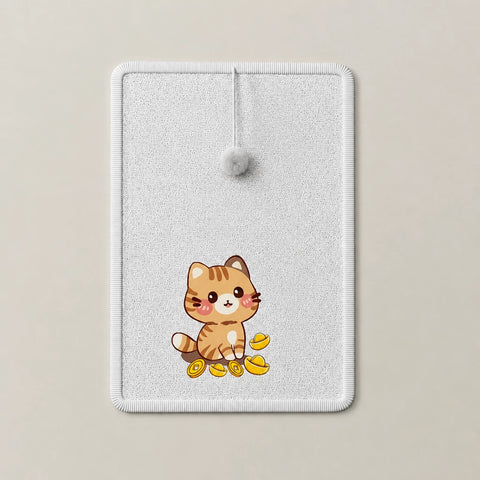 Vertical Adhesive Wall-Mounted Cat Scratcher