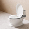 Toilet-Shaped Cat Water Bowl with Wide Opening