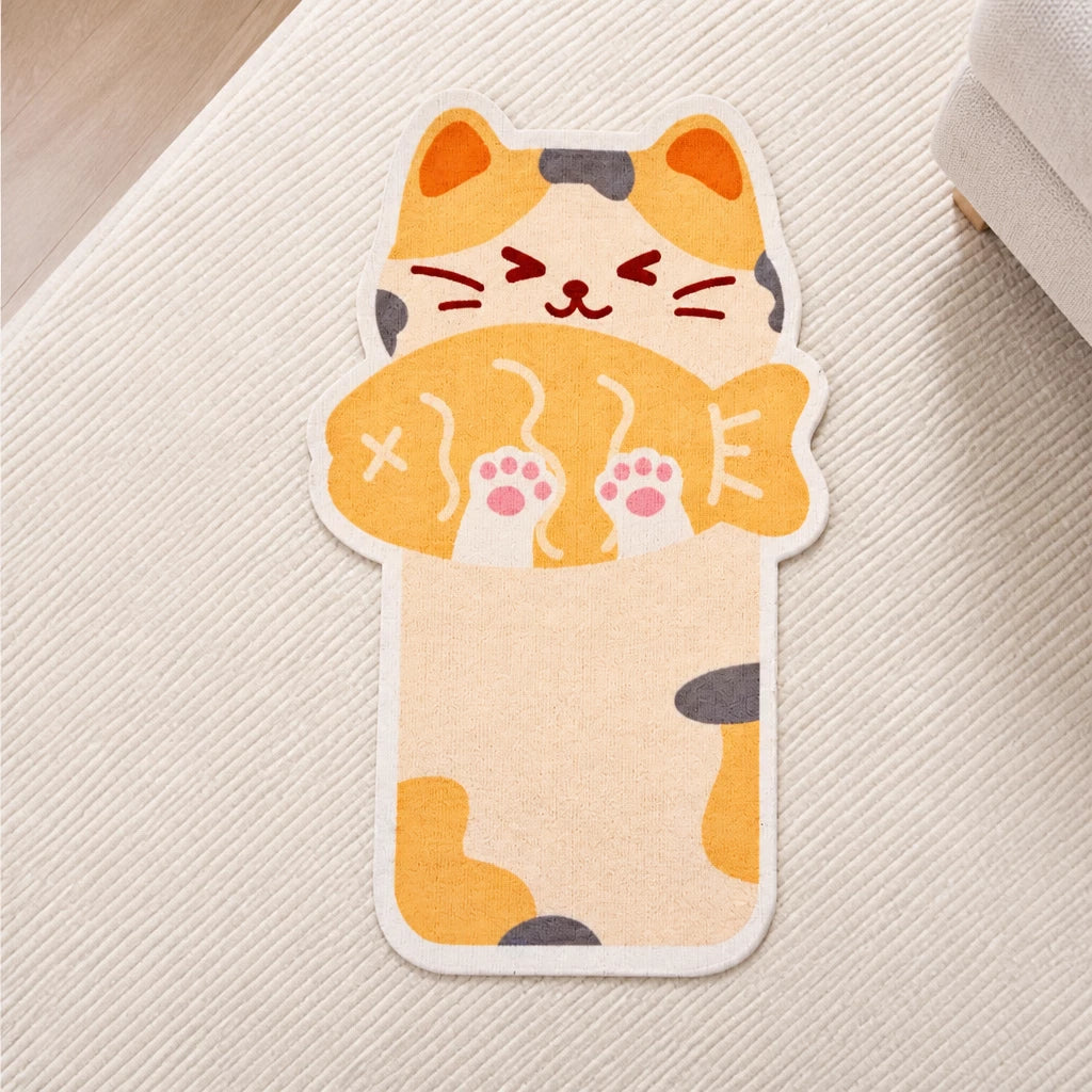 Adhesive Wall-Mounted Cat Scratching Pad