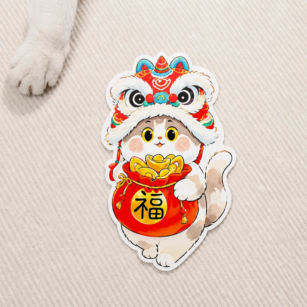 Adhesive Wall-Mounted Cat Scratching Pad
