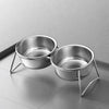 Elevated Stainless Steel Pet Bowl Stand