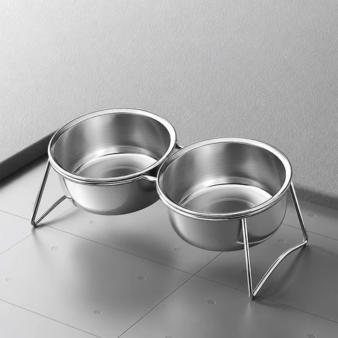Elevated Stainless Steel Pet Bowl Stand